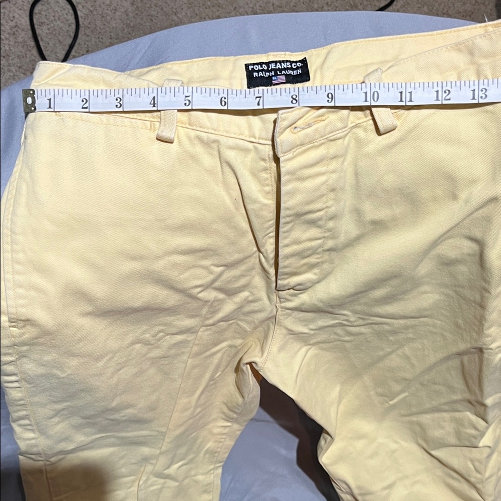 Polo by Ralph Lauren Women's Light Yellow Chinos